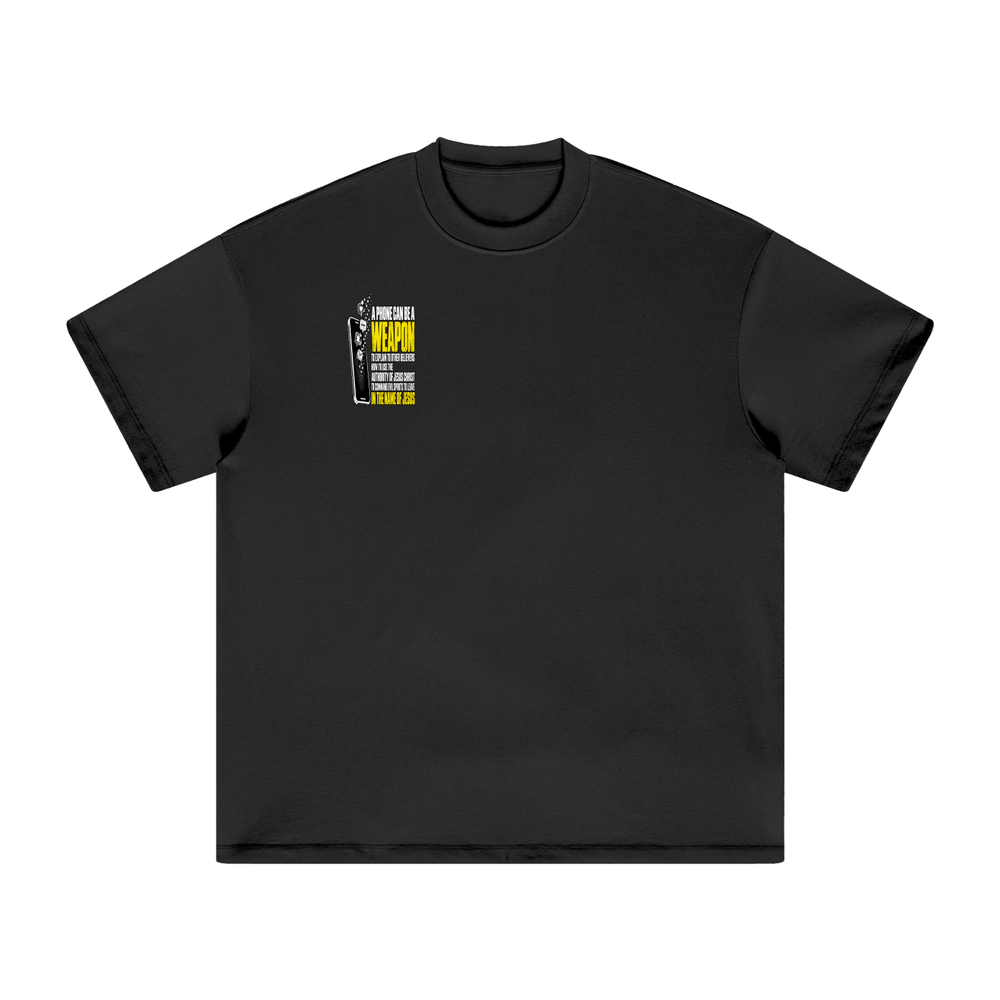 A PHONE CAN BE A WEAPON TO EXPLAIN TO OTHER BELIEVERS HOW TO US THE AUTHORITY OF JESUS CHRIST TO COMMAND EVIL SPIRITS TO IN THE NAME JESUS T-Shirt