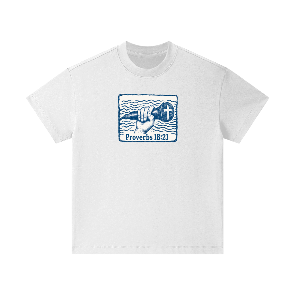 Proverbs 18:21 mic Kids T-Shirt