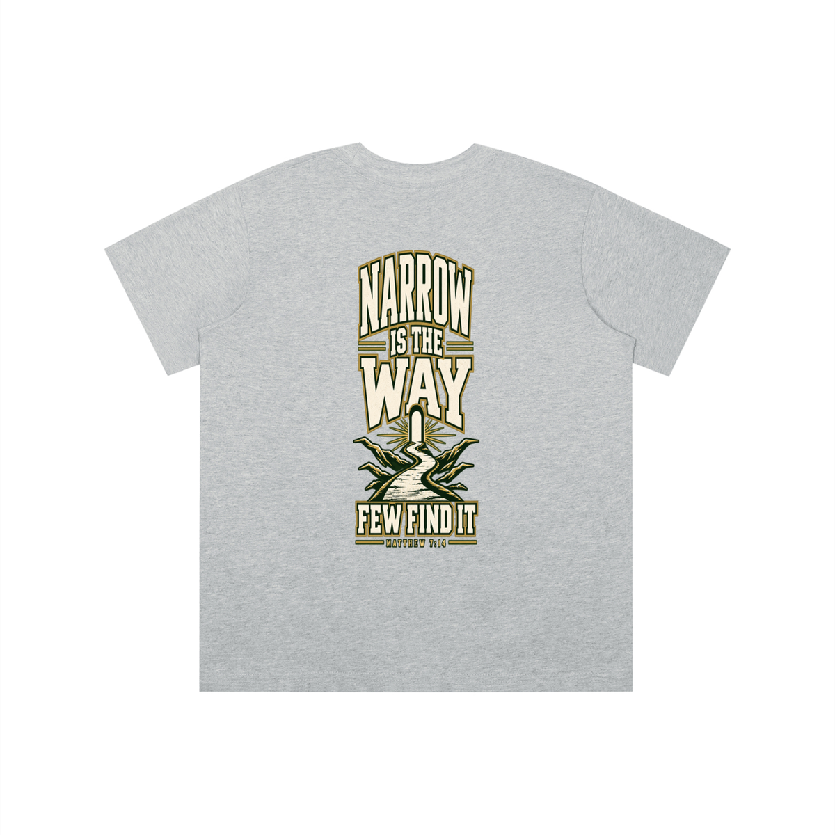 SAVED BY GRACE THROUGH FAITH NARROW IS THE WAY youth T-shirt