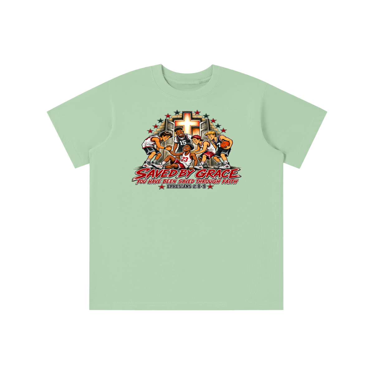 Saved By Grace You Been Saved Through Faith youth T-shirt