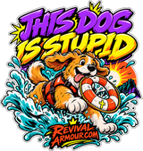 THIS DOG IS STUPID REVIVALARMOUR.COM Long Sleeve T-Shirt