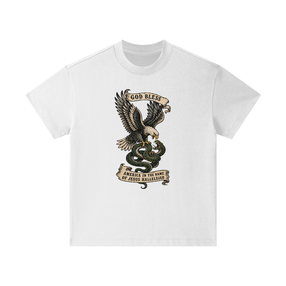 GOD BLESS AMERICA IN NAME OF JESUS HALLELUJAH Kids T-Shirt