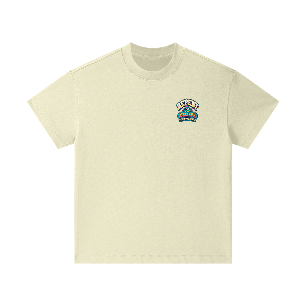 DON'T PANIC HISPANIC JESUS DIED FOR OUR SINS . 1 CORTHIANS 15:1-4 Kids T-Shirt
