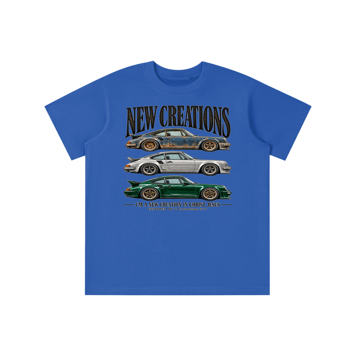 NEW CREATIONS I'M A NEW CREATION IN CHRIST JESUS INSPIRED BY 2 Corinthians 5:17 youth T-shirt