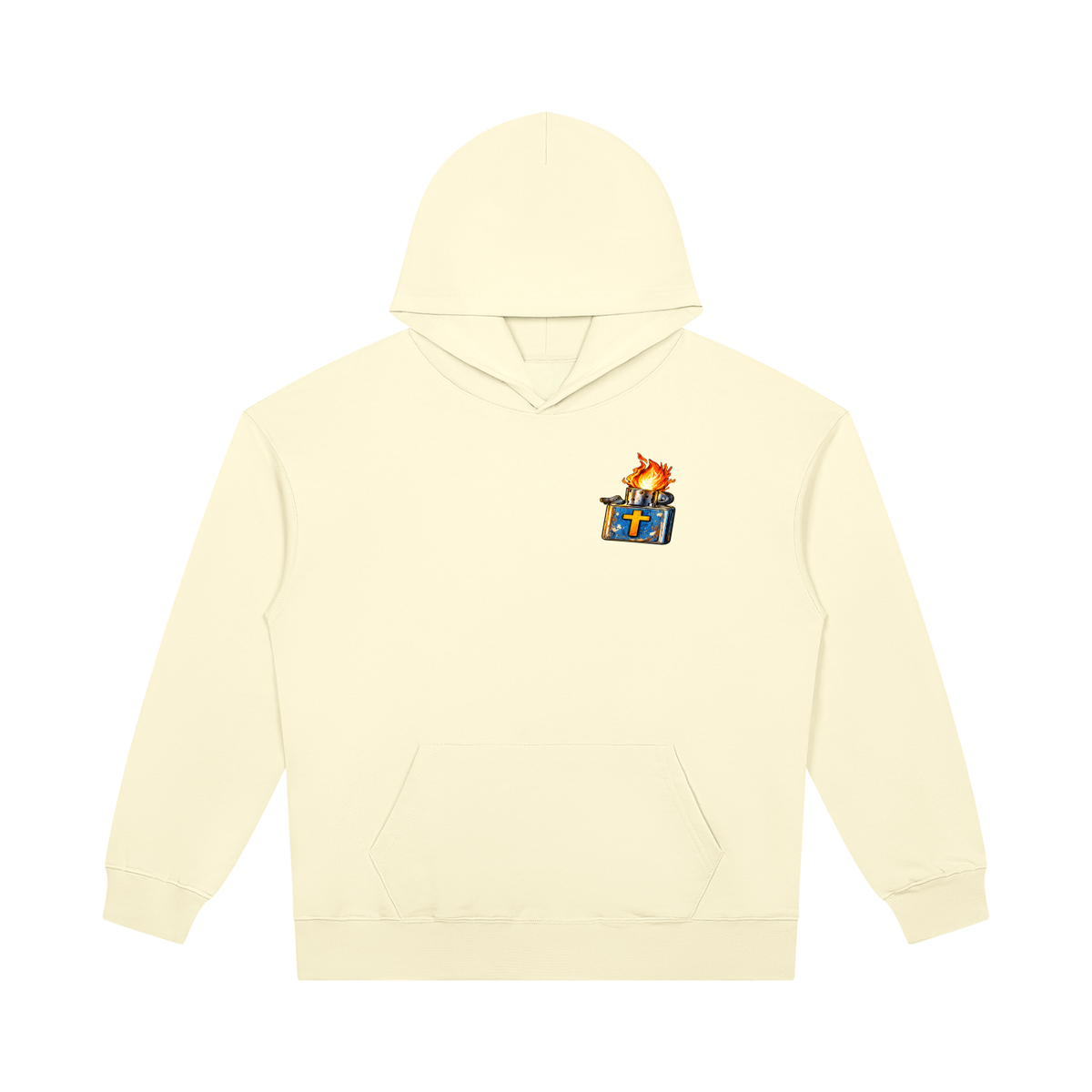 JESUS SAVES FROM IRE THAT GOES OUT AND DOGS DON'T GO TO THE NEW JERUSALEM ACCORDING TO REVELATION 22:15 Hoodie