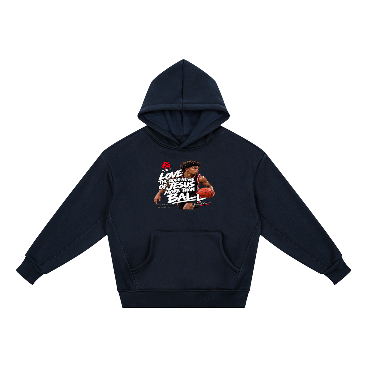 LOVE THE GOOD NEWS OF JESUS MORE THAN BALL youth Hoodie