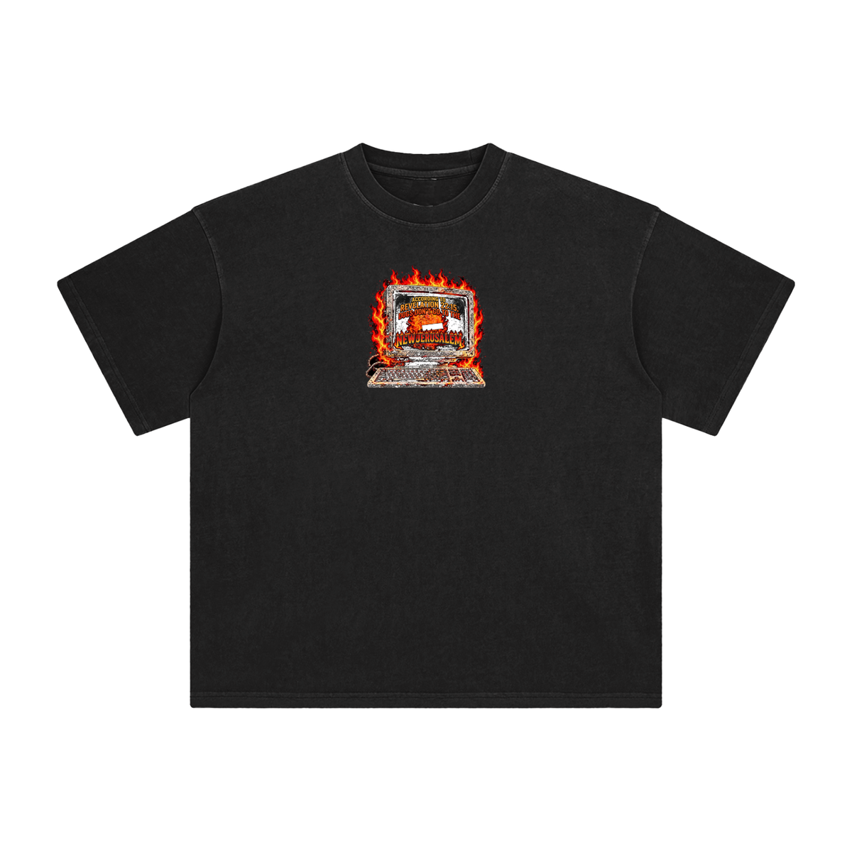 ACCORDING TO REVELATION 22:15, DOGS DON'T GO TO THE NEW JERUSALEM T-Shirt