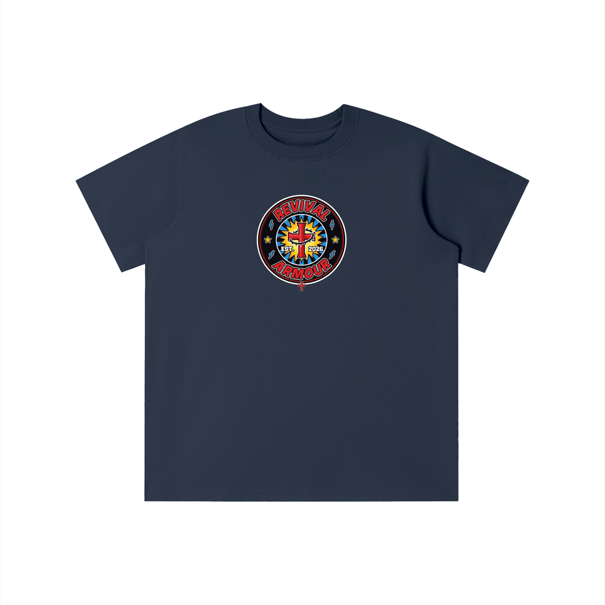 REVIVAL EST. 2026 ARMOUR JESUS DIED FOR OUR SINS youth T-shirt