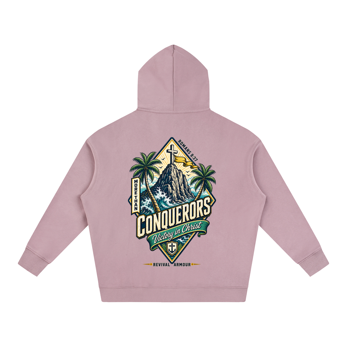 More than conquerors victory in Christ Hoodie