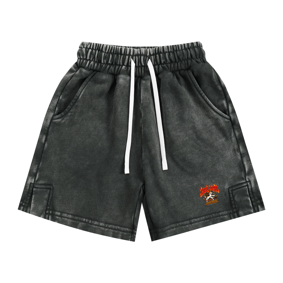JESUS SAVES GOOD NEWS YOU COULD NOT BE A DOG ACCORDING TO REVELATION 22:15 & 1 CorinthianS 15:1-4 Kids' Shorts