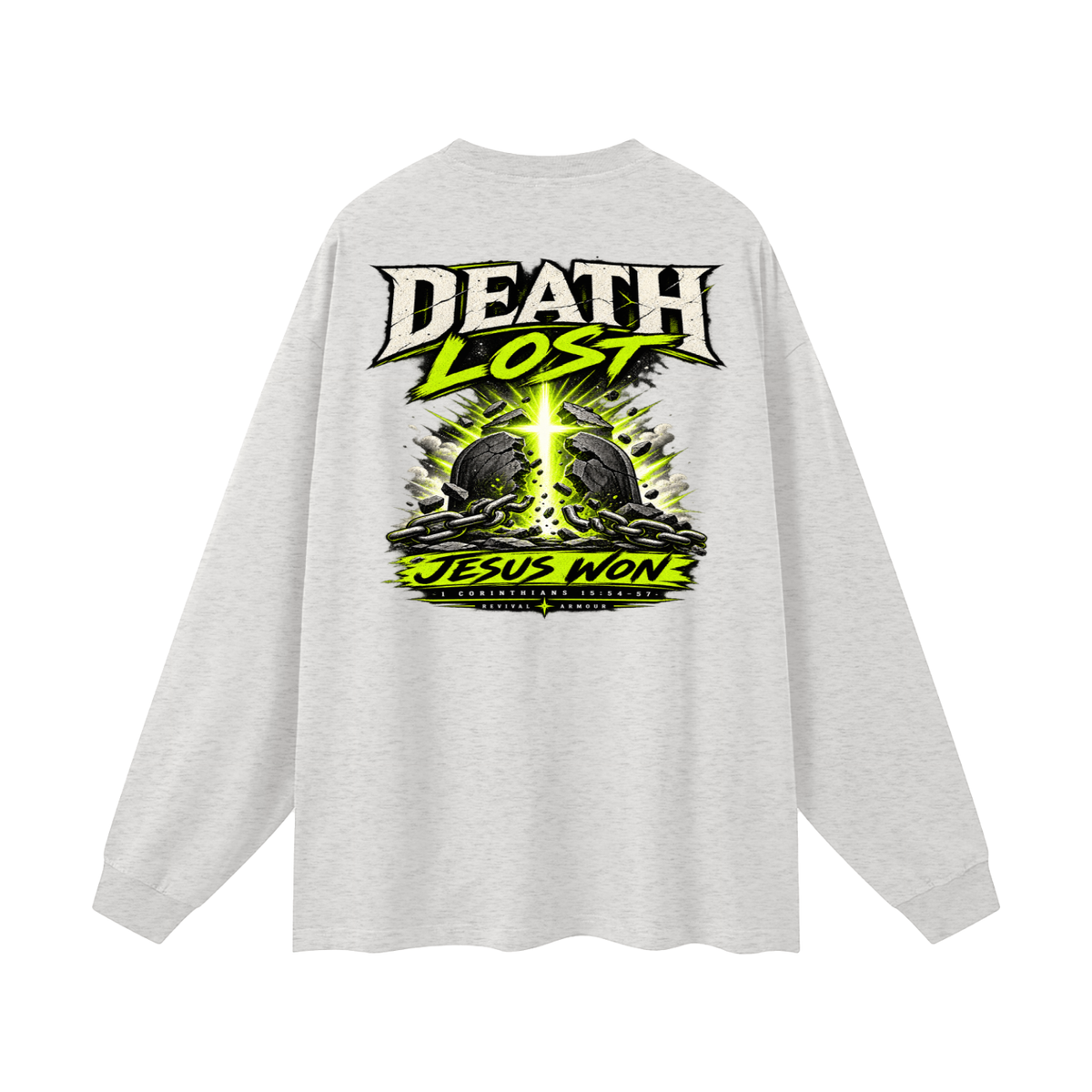 Death Lost Jesus Won Long Sleeve T-Shirt