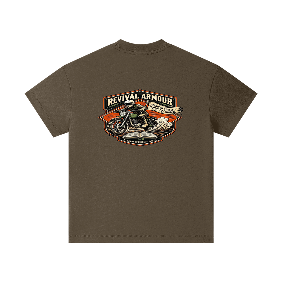 THE WAGE OF SIN IS DEATH REVIVAL ARMOUR I SHOULDN'T NEGLECT GOING TO CHURCH. ACCORDING TO HEBREWS 10:25-26 Kids T-Shirt
