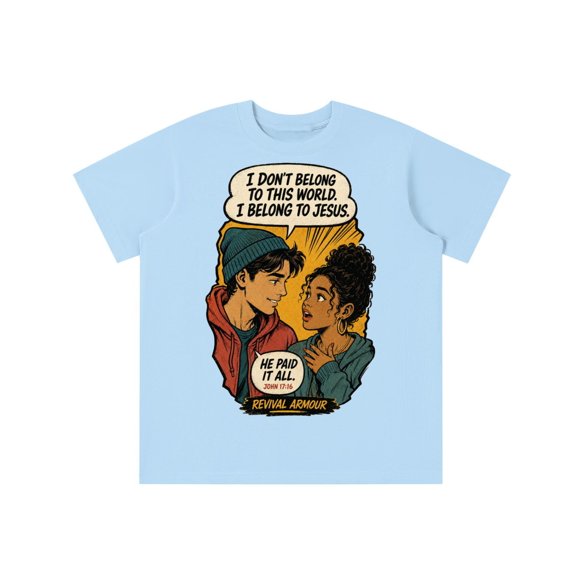 John 17:16 inspired youth T-shirt