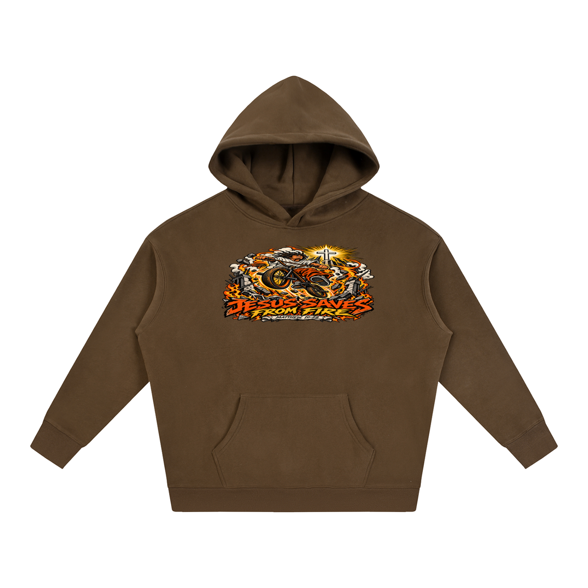 JESUS SAVES FROM FIRE Hoodie