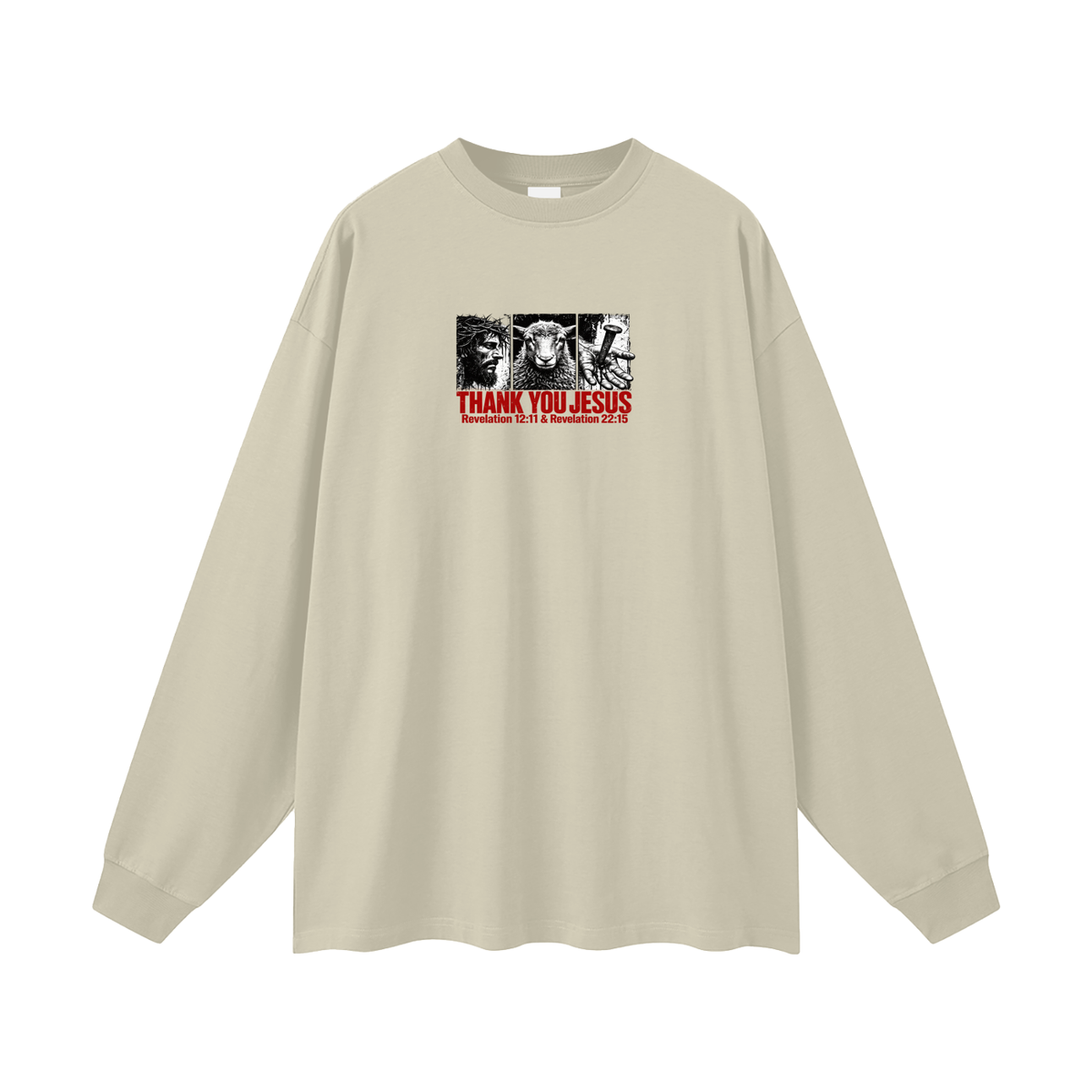 Thank you Jesus Revelation 12:11 & Revelation 12:11 Long Sleeve T-Shirt