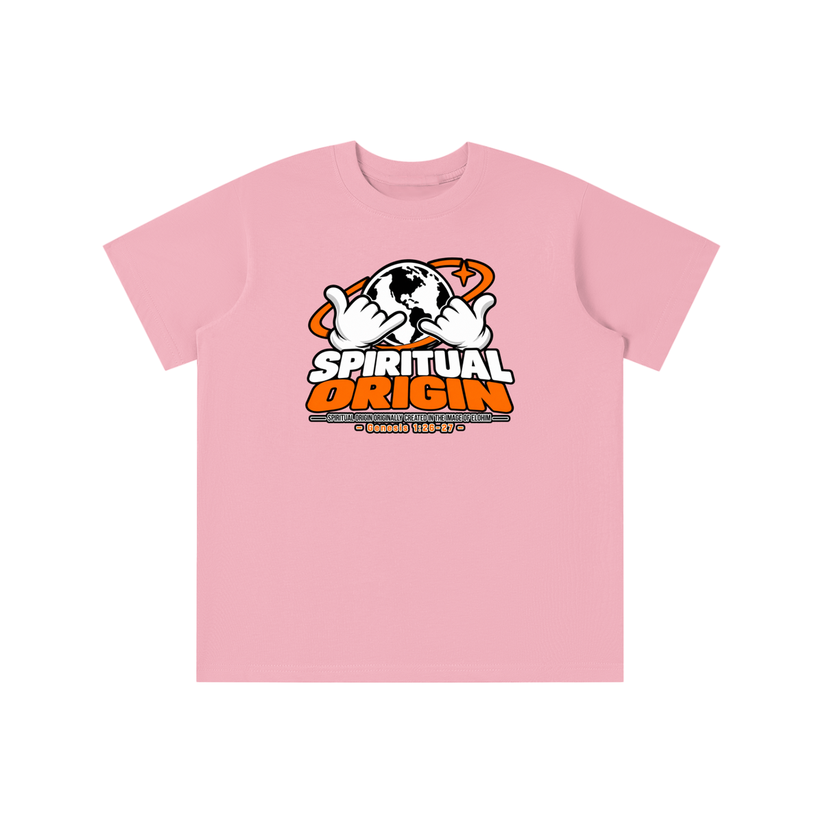 SPIRITUAL ORGIN SPIRITUAL ORGIN ORIGINALLY CREATED IN THE IMAGE OF ELOHIM - GENESIS 1:26-27 - youth T-shirt