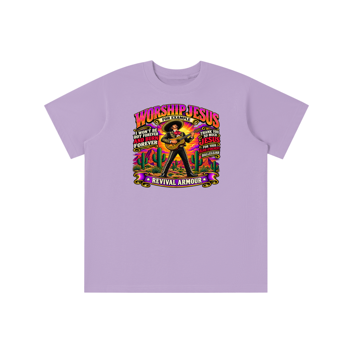 WORSHIP JESUS revival armour youth T-shirt