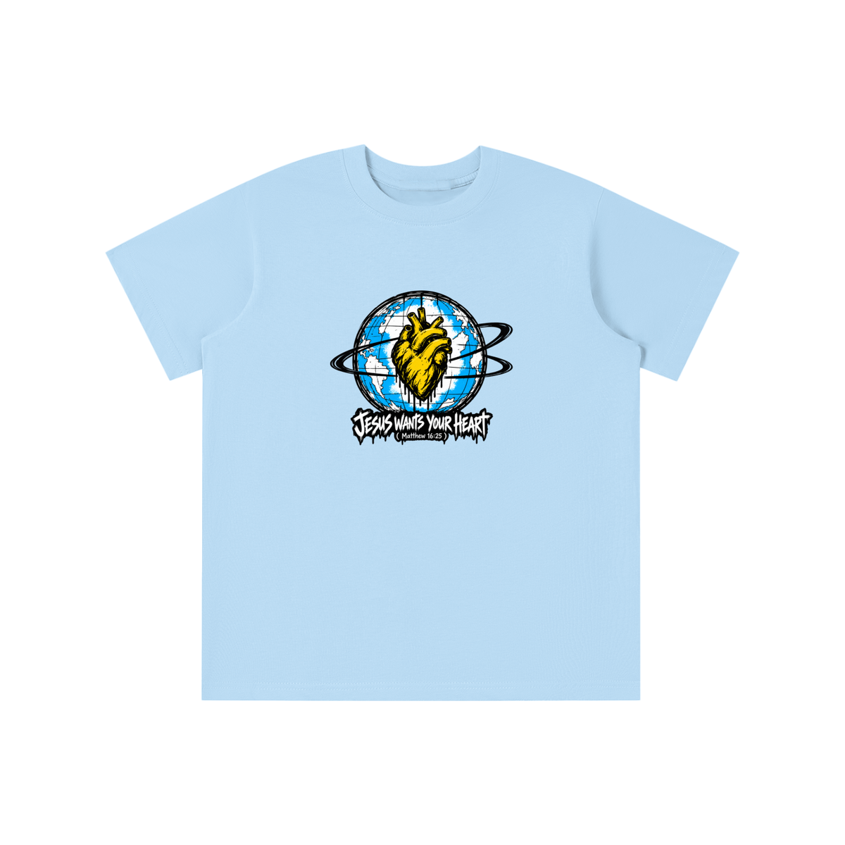 JESUS WANTS YOUR HEART ( MATTHEW 16:25 ) youth T-shirt