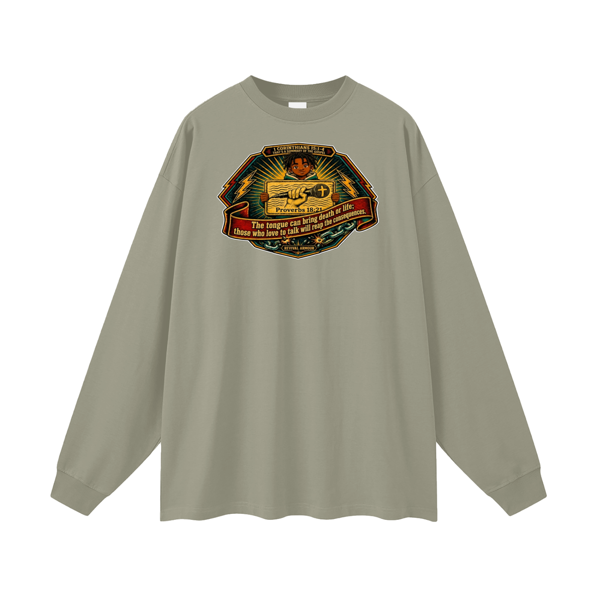 Oversized Unisex Long Sleeve T-Shirt