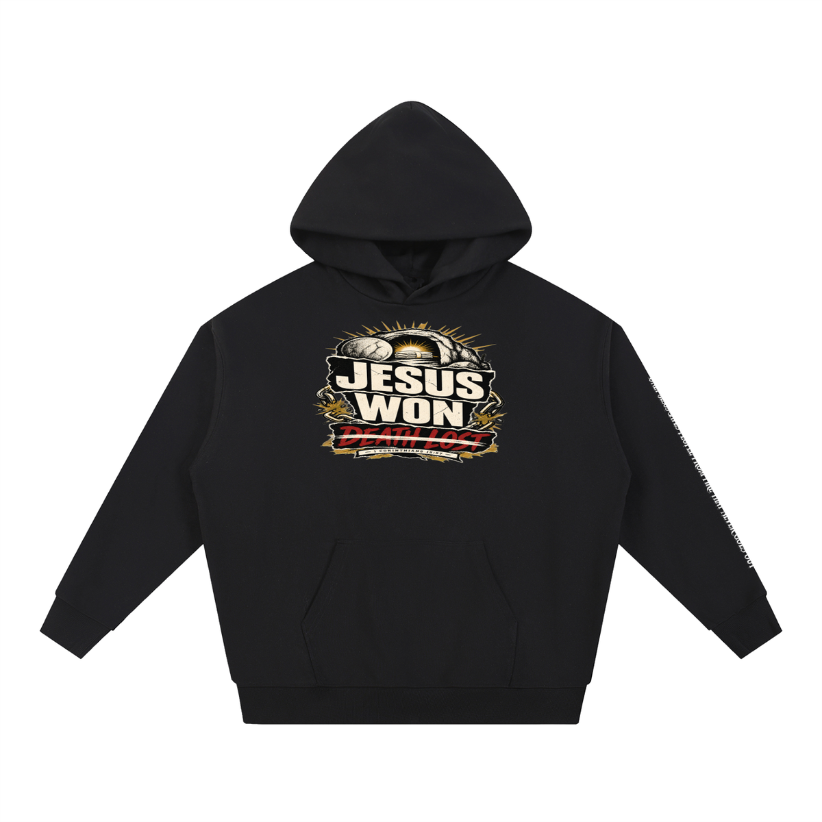 Jesus Won Death Lost Hoodie