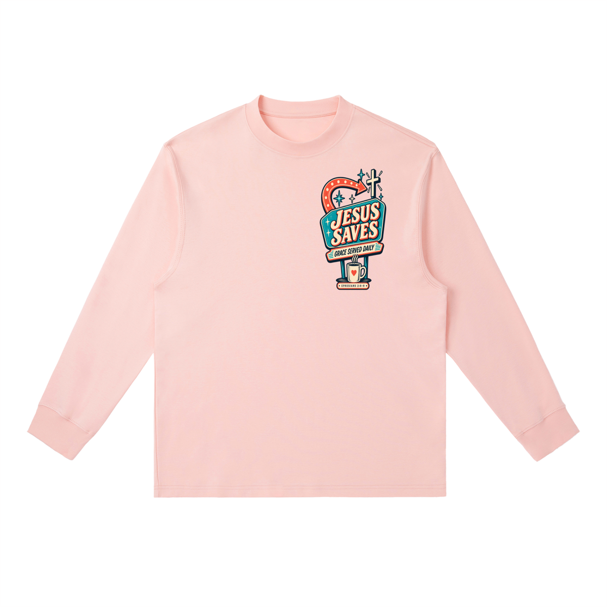 Jesus saves Long-Sleeve T-Shirt