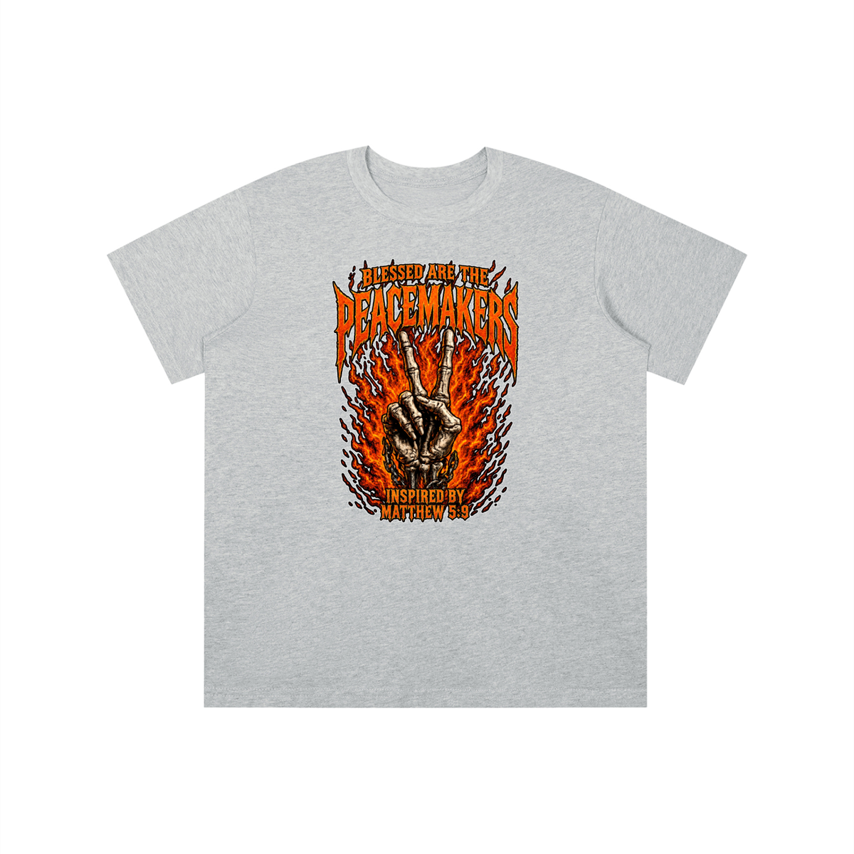 BLESSED ARE THE PEACEMAKERS INSPIRED BY MATTHEW 5:9 youth T-shirt
