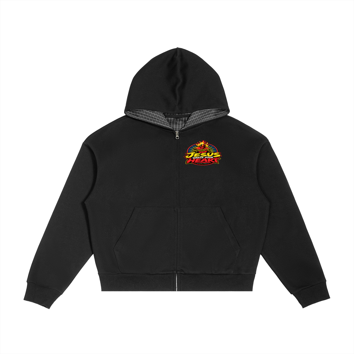 JESUS WANTS YOUR HEART - REVIVAL ARMOUR - Zip Up Hoodie Jacket
