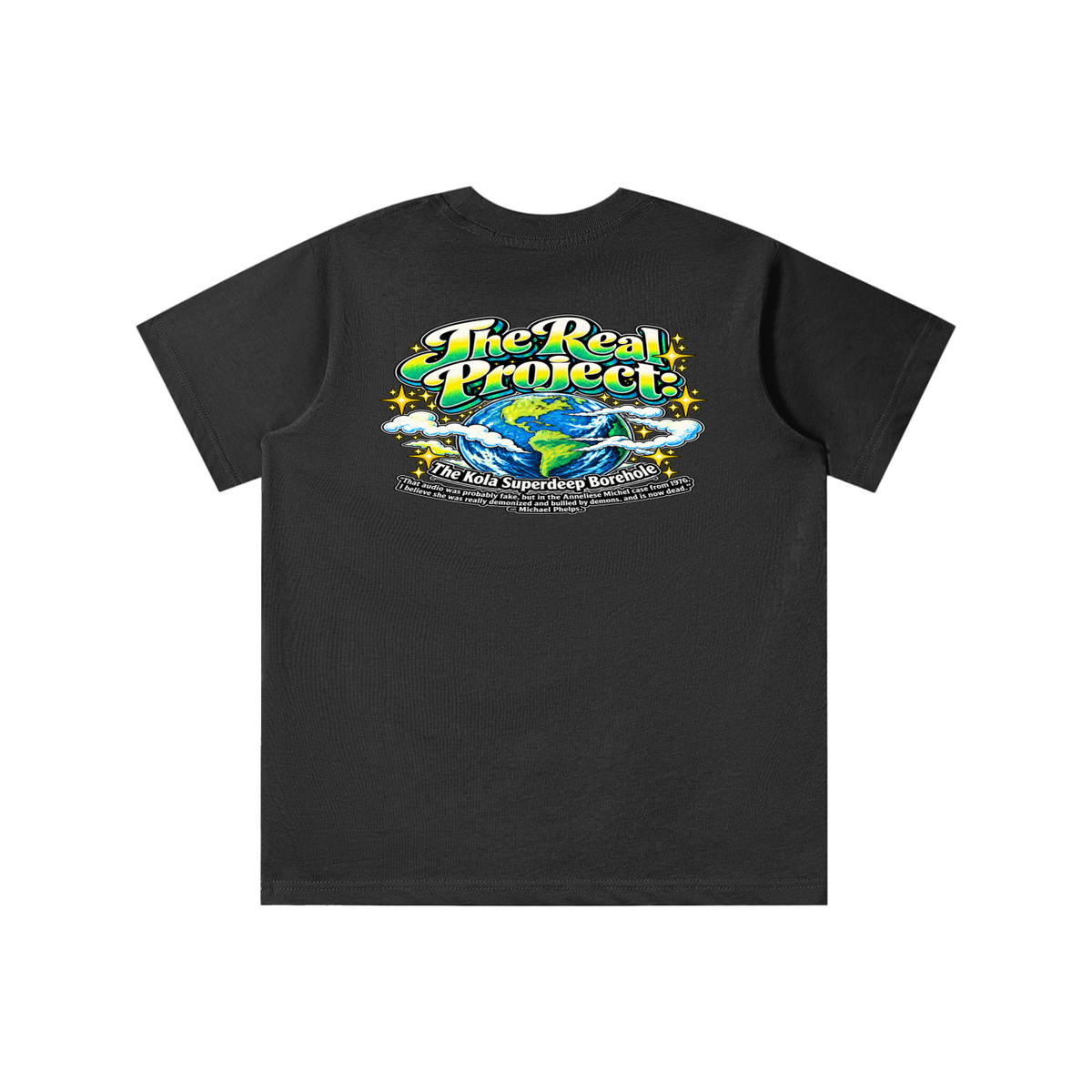 REDEEMED BY THE OF JESUS ACCORDING TO EPHESIANS 1:7 THE REAL PROJECT: THE KOLA SUPERDEEP BOREHOLE youth T-shirt