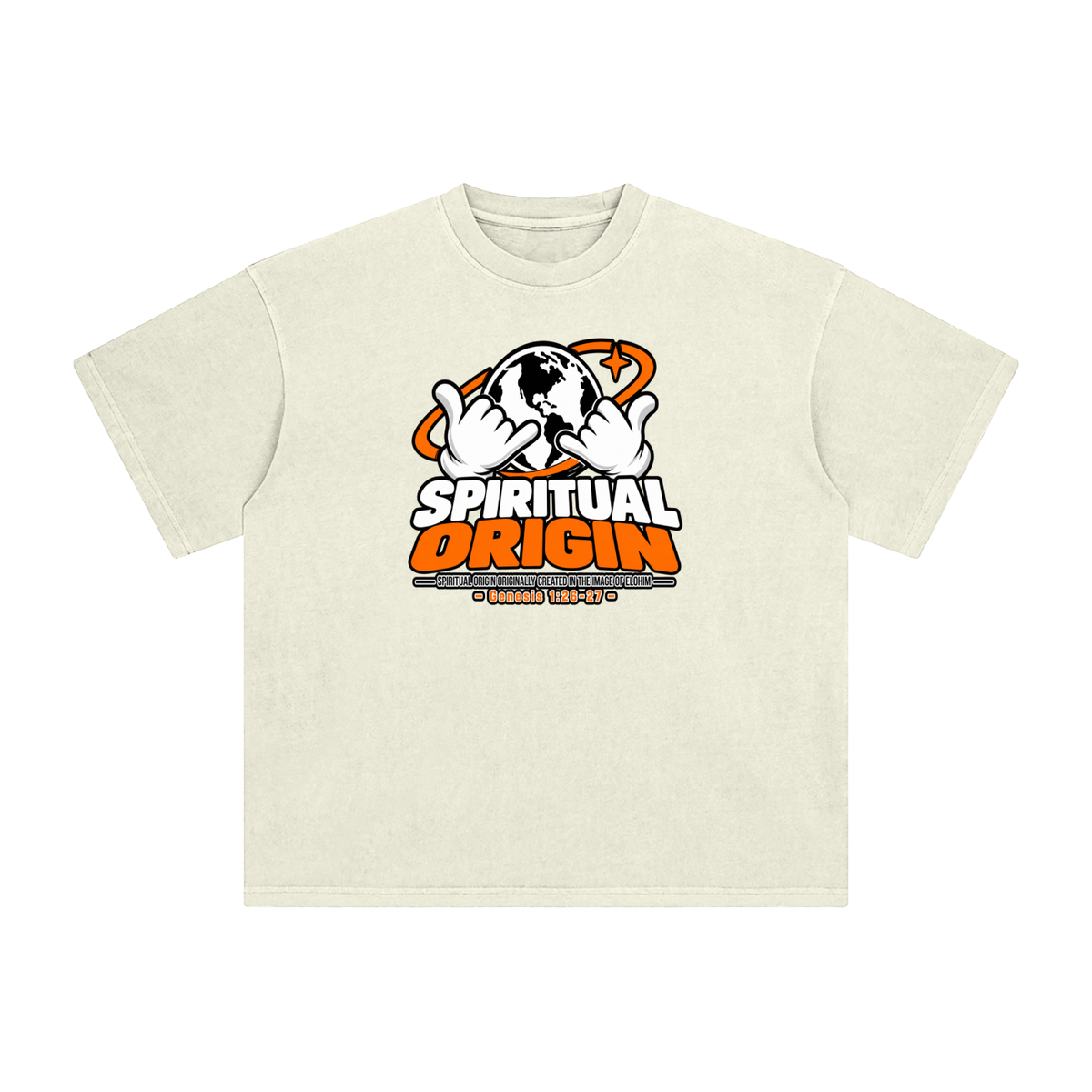 SPIRITUAL ORGIN SPIRITUAL ORGIN ORIGINALLY CREATED IN THE IMAGE OF ELOHIM - GENESIS 1:26-27 - T-Shirt