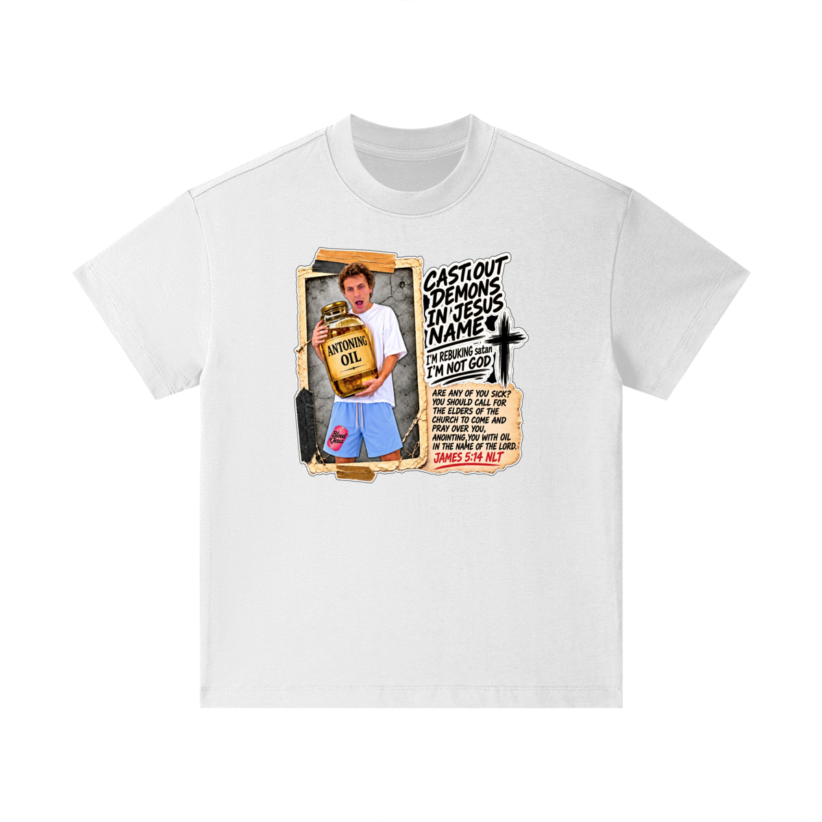 I'M REBUKING satan I'M NOT GOD Kids T-Shirt