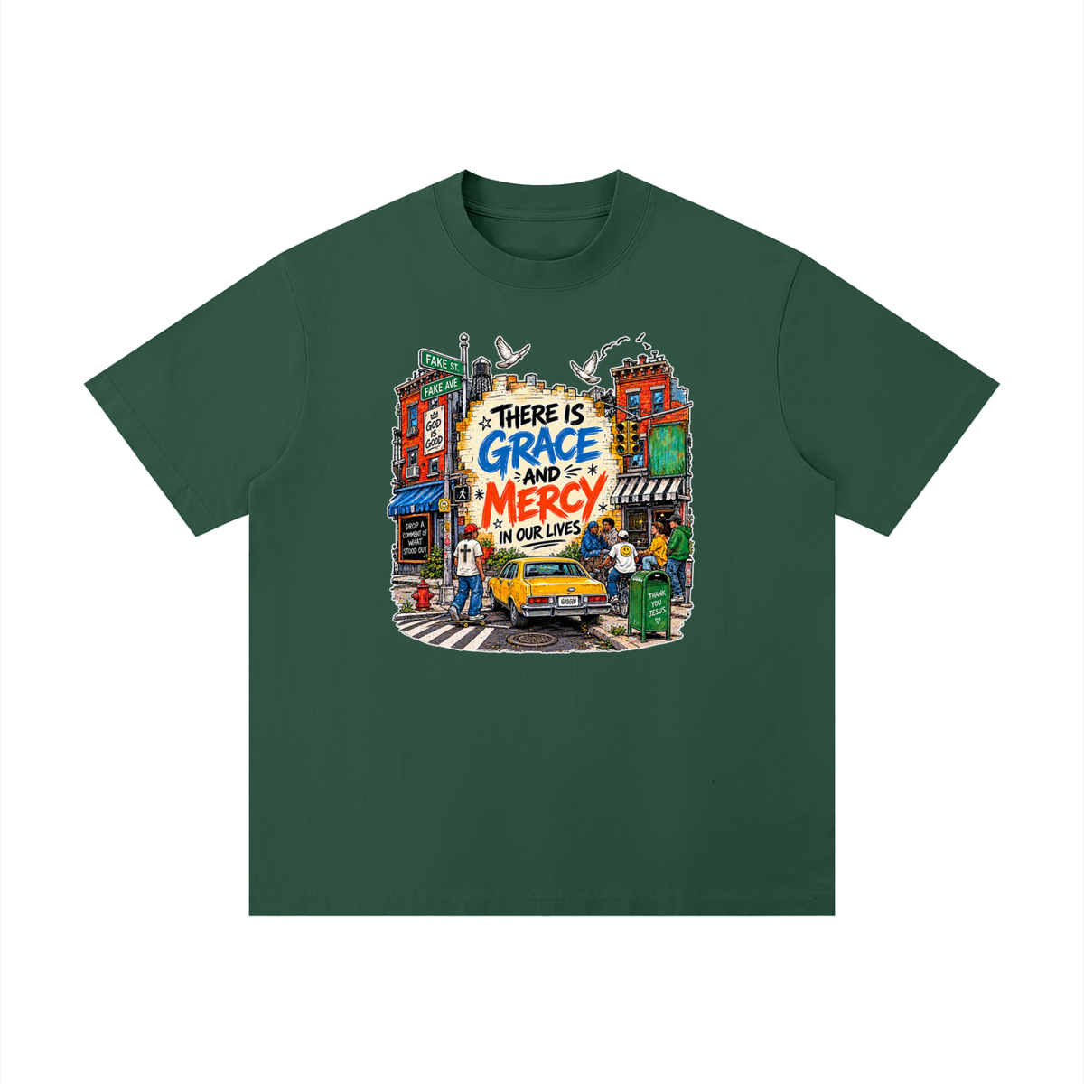THERE IS GRACE AND MERCY IN OUR LIVES THANK YOU JESUS T-Shirt