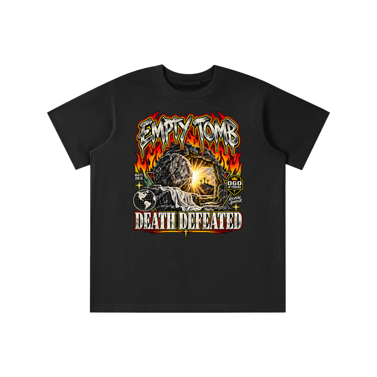 EMPTY TOMB DEATH DEFEATED youth' T-shirt
