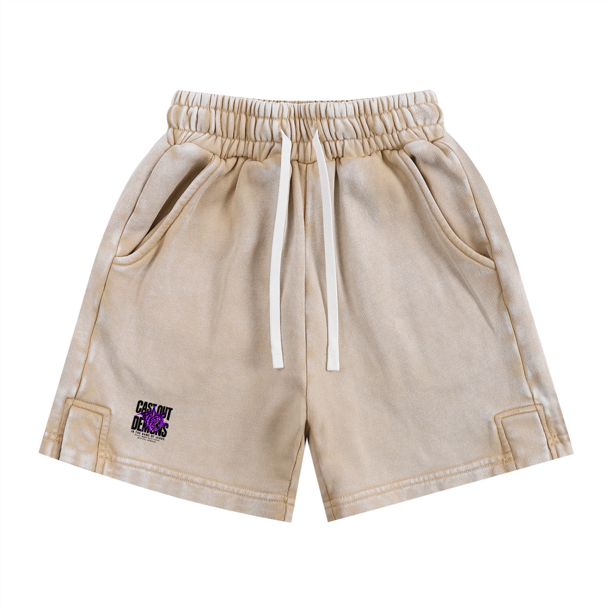 CAST OUT DEMONS IN THE NAME OF JESUS MARK 16:17 REVIVAL ARMOUR Kids' Shorts