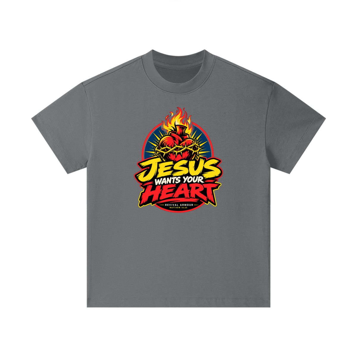 JESUS WANTS YOUR HEART - REVIVAL ARMOUR - Kids T-Shirt