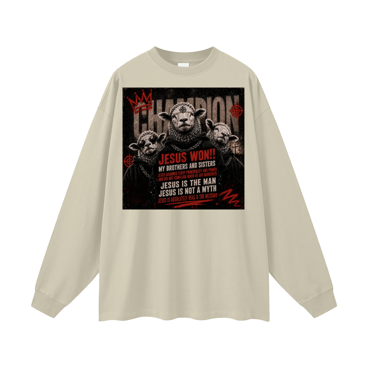 Jesus Won Long Sleeve T-Shirt