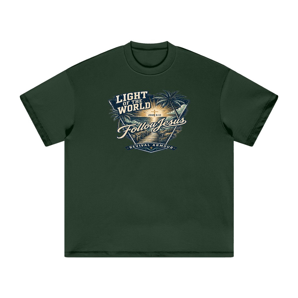 LIGHT OF THE WORLD FOLLOW JESUS REVIVAL ARMOUR T-Shirt