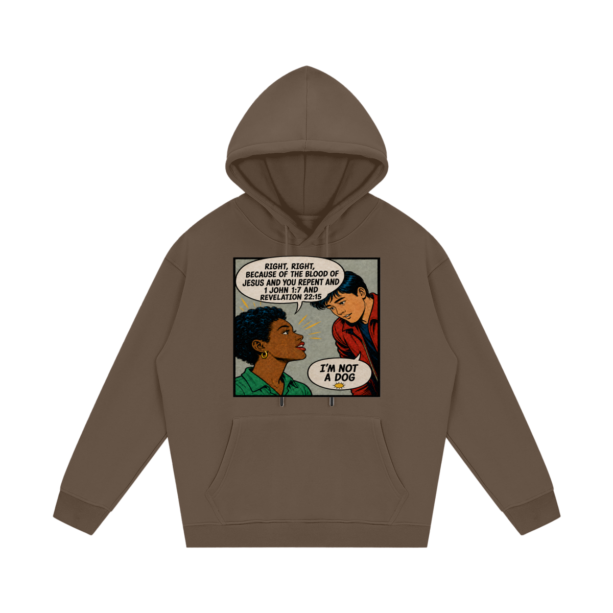 I'm not a dog Hoodie