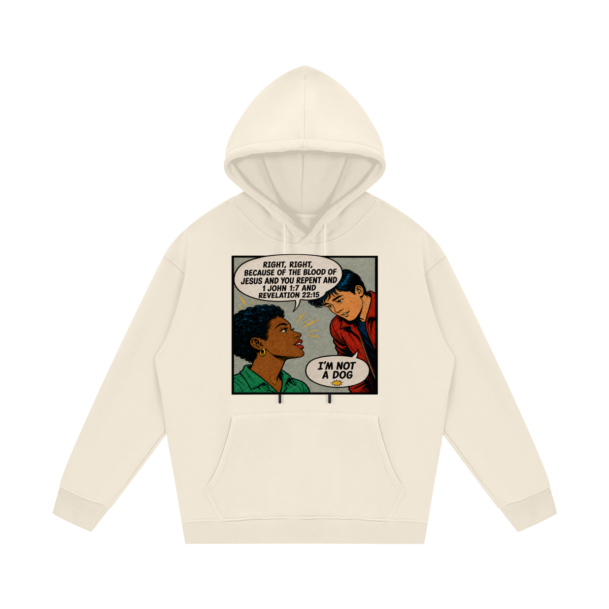 I'm not a dog Hoodie
