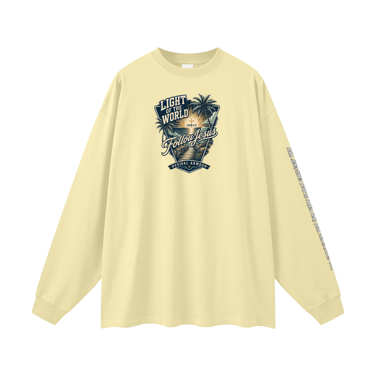 LIGHT OF THE WORLD FOLLOW JESUS REVIVAL ARMOUR Long Sleeve T-Shirt