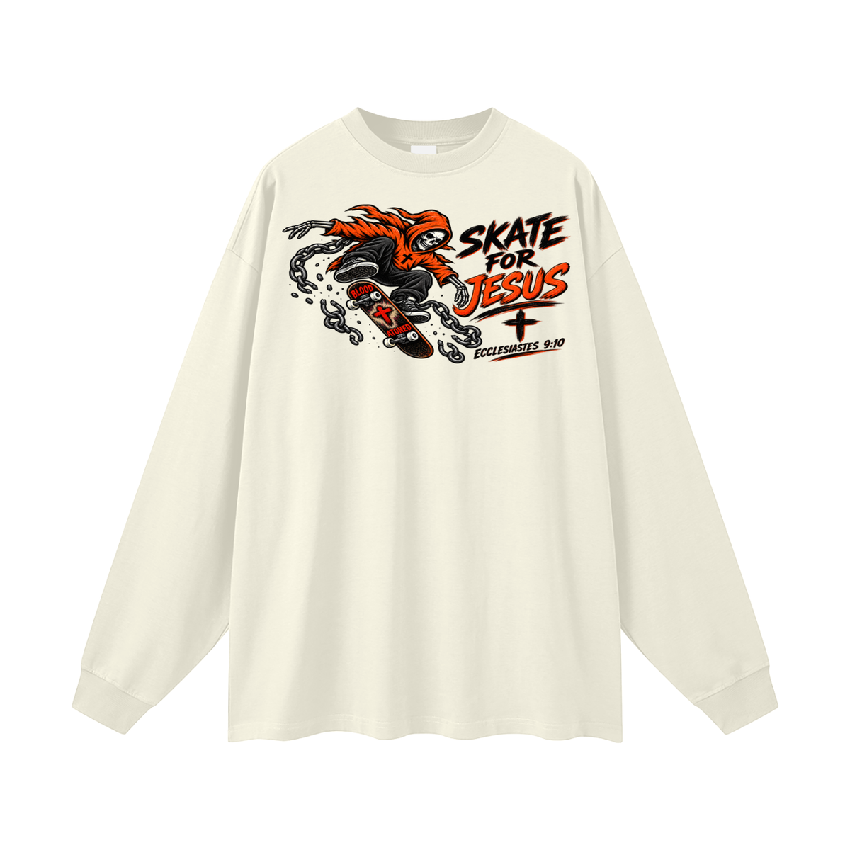 Skate for Jesus Long Sleeve T-Shirt