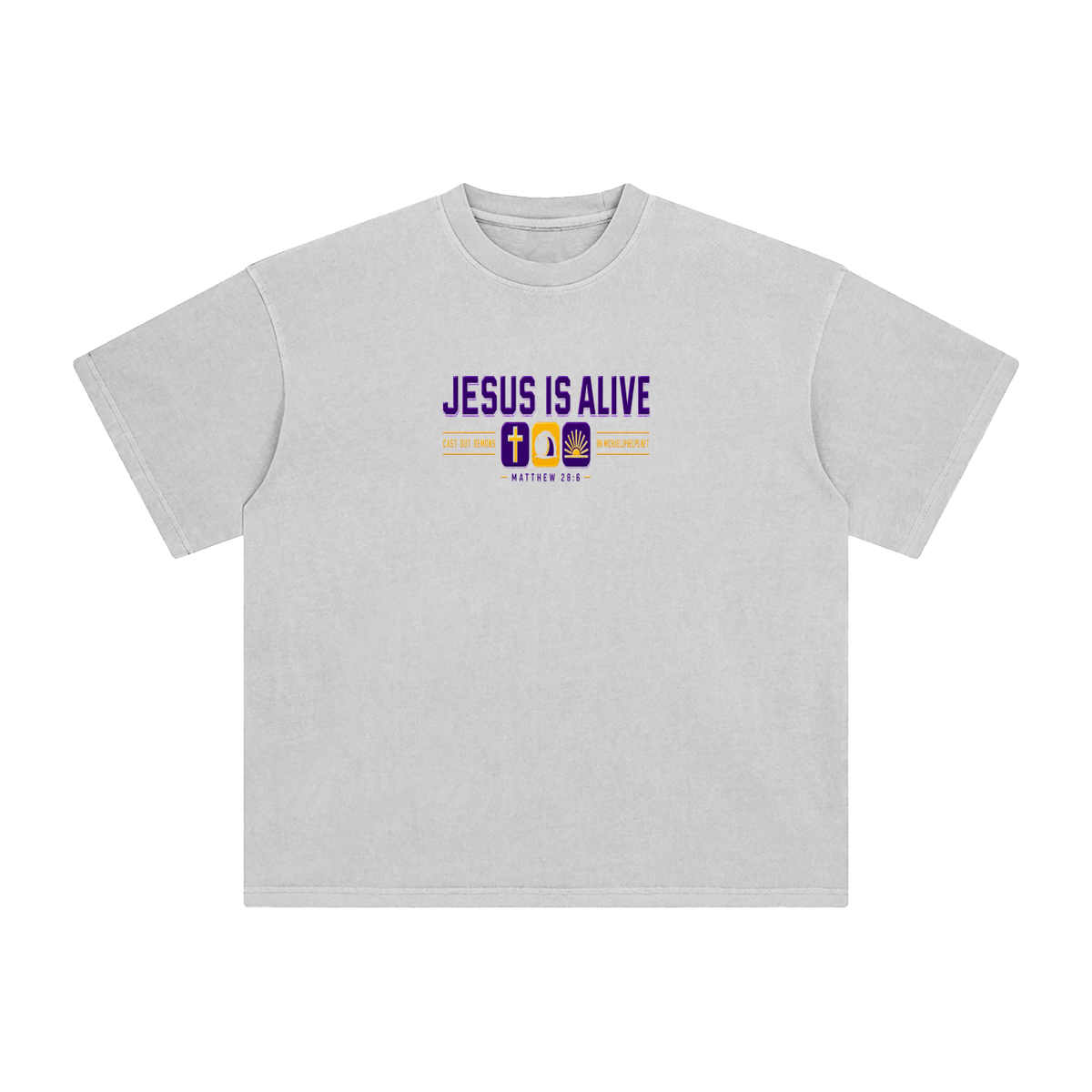 JESUS IS ALIVE CAST OUT DEMONS ON MICHAELJPHELPS.NET T-Shirt
