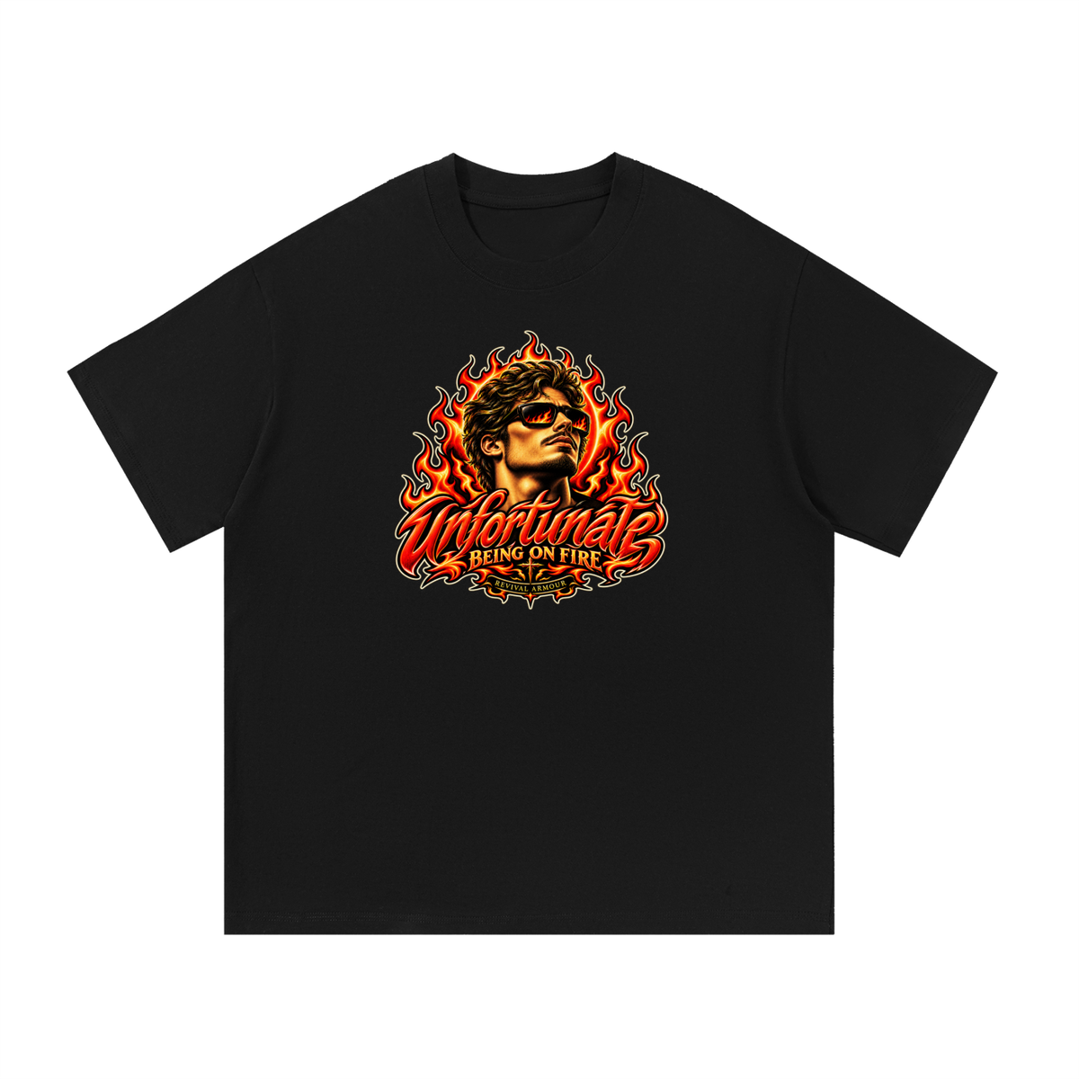 Unfortunate BEING ON FIRE REVIVAL ARMOUR T-Shirt