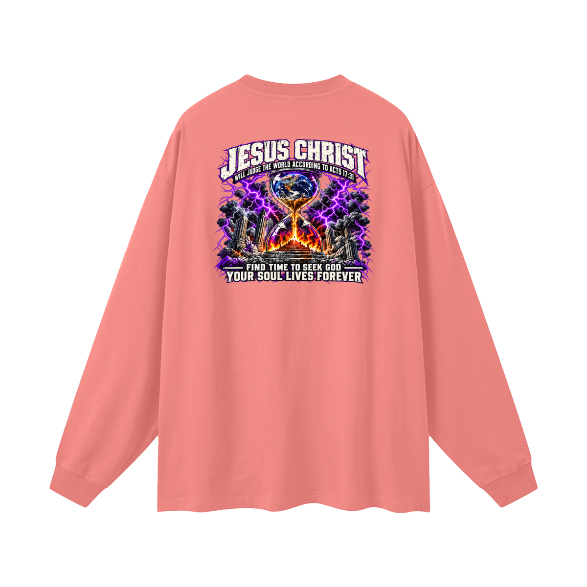 THE STRUGGLE IS REAL BUT SO IS JESUS - INSPIRED BY 1 PETER 5:10 - Long Sleeve T-Shirt