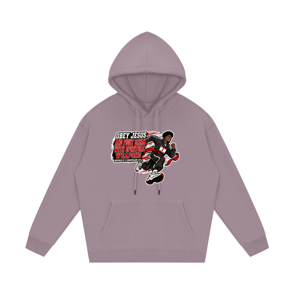OBEY JESUS AND FIGHT SATAN WITH SPIRITUAL WEAPONS INSPIRED BY 2 CORINTHIANS 10:4 Hoodie