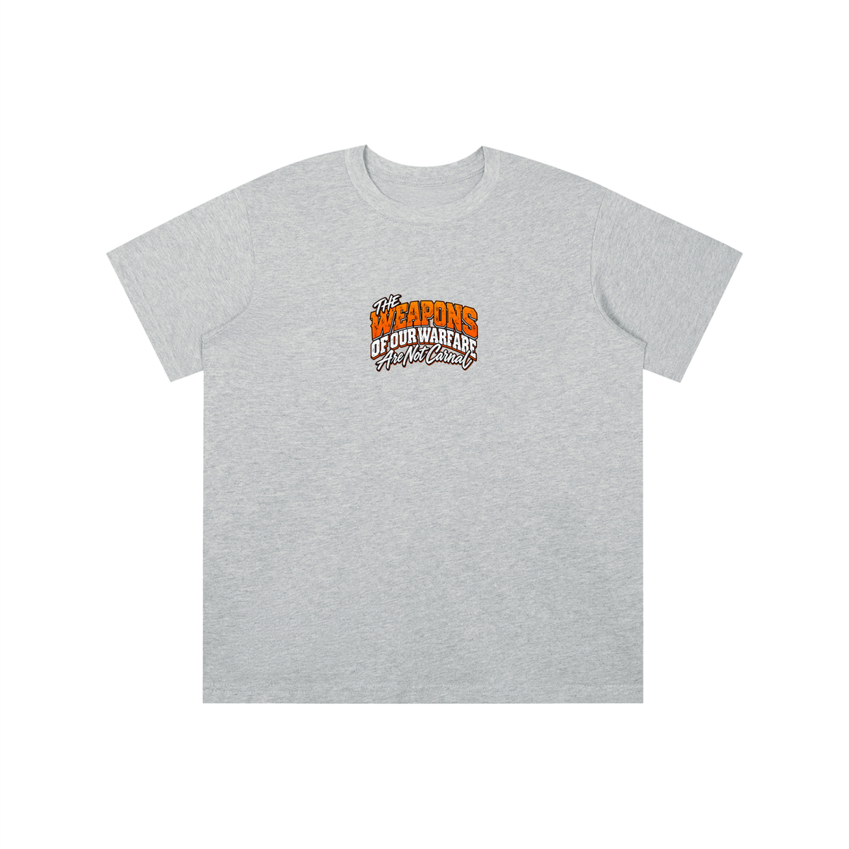 THE WEAPONS OF OUR WARFARE ARE NOT CARNAL HE IS COMMANDING EVIL SPIRITS TO LEAVE IN THE NAME OF JESUS - LUKE 10:19 - youth T-shirt