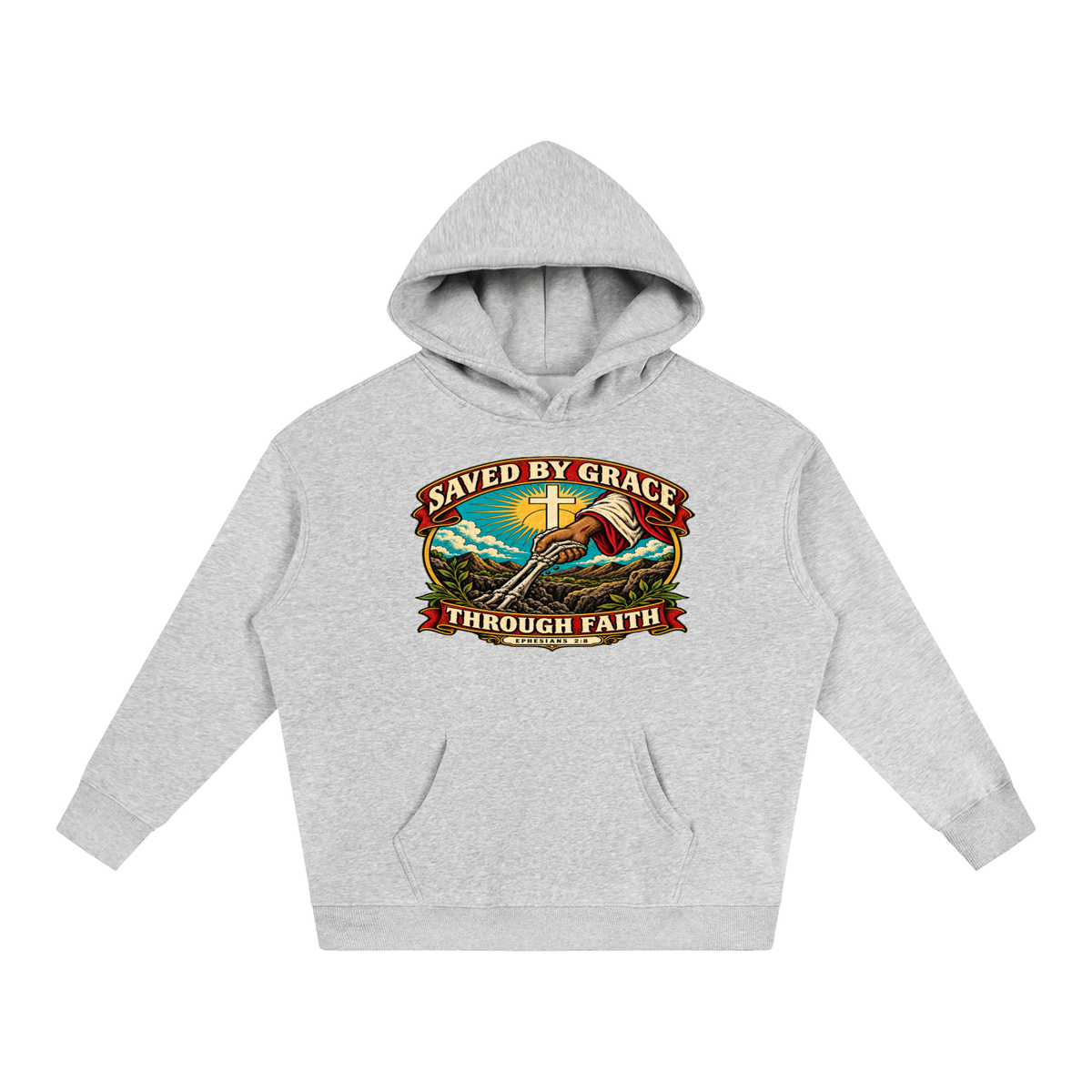 Saved by Grace through Faith Hoodie