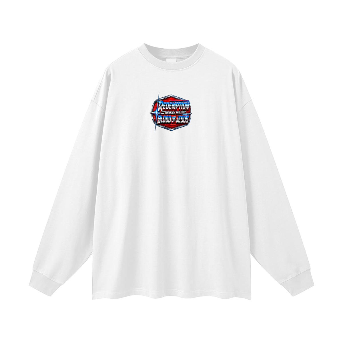REDEMPTION THROUGH THE BLOOD OF JESUS Long Sleeve T-Shirt