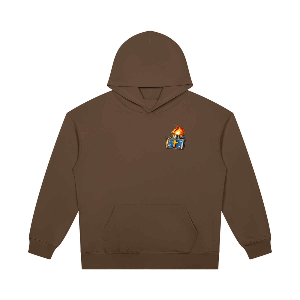 JESUS SAVES FROM IRE THAT GOES OUT AND DOGS DON'T GO TO THE NEW JERUSALEM ACCORDING TO REVELATION 22:15 Hoodie