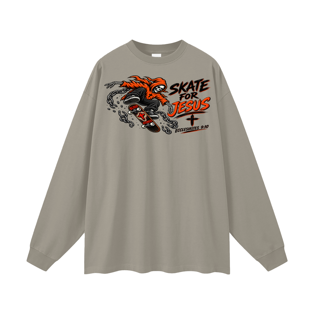 Skate for Jesus Long Sleeve T-Shirt