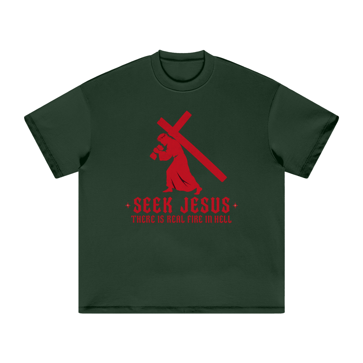 SEEK JESUS THERE IS REAL FIRE IN HELL T-Shirt